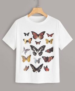 Butterfly Print Shirt