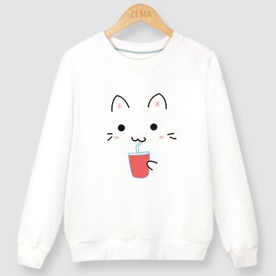 Cat Drink Sweatshirt