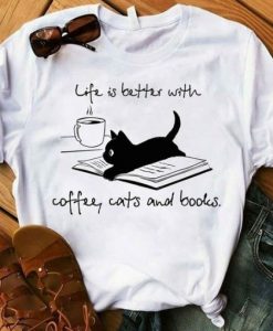 Coffee cats T shirt