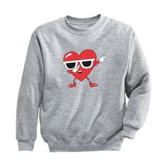 Dabbing Heart Sweatshirt