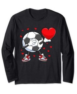 Dabbing Soccer Heart Swetshirt