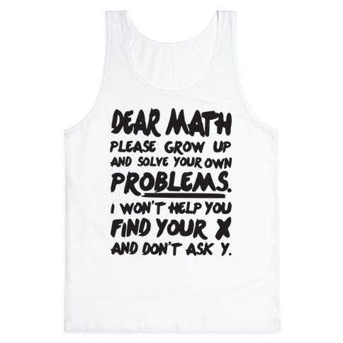 Dear Math Tank Top NA