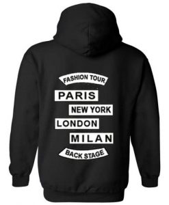 Fashion Tour Hoodie Back