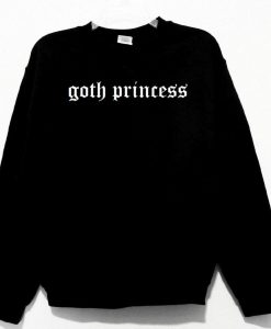 Goth Princess Graphic Sweatshirt NA