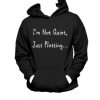 I m Not Quiet Just Plotting Hanes Hoodie