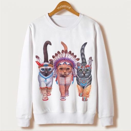 Indians Cats SweatshirtIndians Cats Sweatshirt