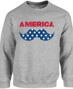 Mustache Crewneck Sweatshirt