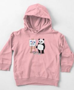 Pandas paint colorful Hoodie