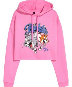 Pink Tom and Jerry Hoodie