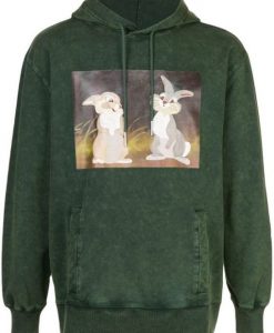 Rabbit Print Hoodie