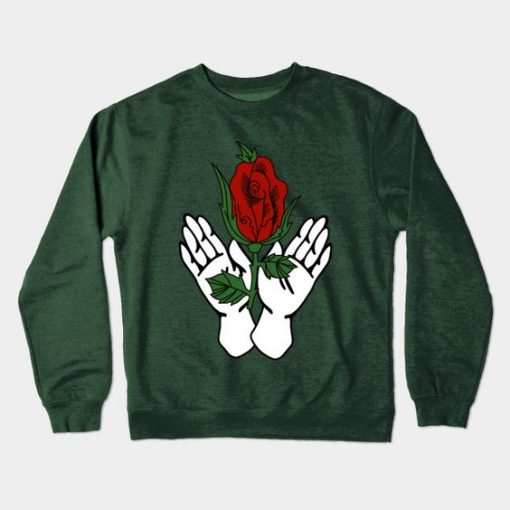 Rose Hand Sweatshirt