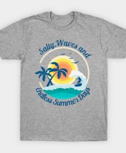 Salty Waves Summer T Shirt