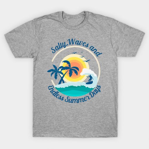 Salty Waves Summer T Shirt