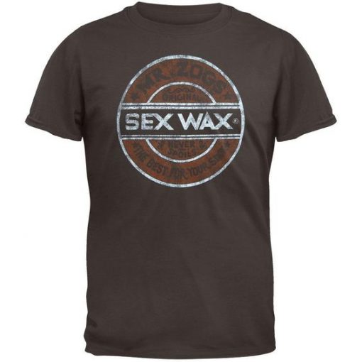 Sexwax Retro Brown tshirt