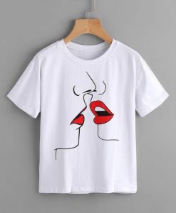 SheIn offers Kiss Lip T-SHIRT