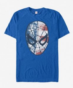 Spider-Man American Flag Mask T-Shirt