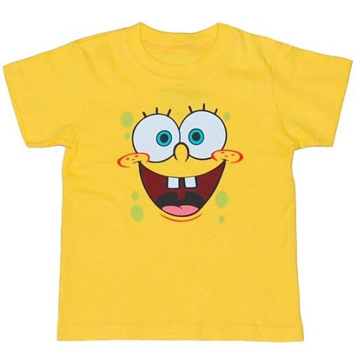 Sponge Bob Face Toddeler T-Shirt
