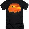 Sunset Sky With Bird T-shirt