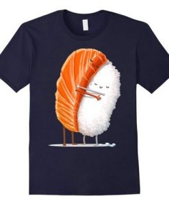 Sushi hug painting t shirt