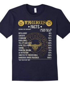 Taurus Facts T-Shirt