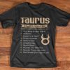 Taurus Horoscope T-Shirt