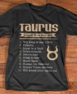 Taurus Horoscope T-Shirt