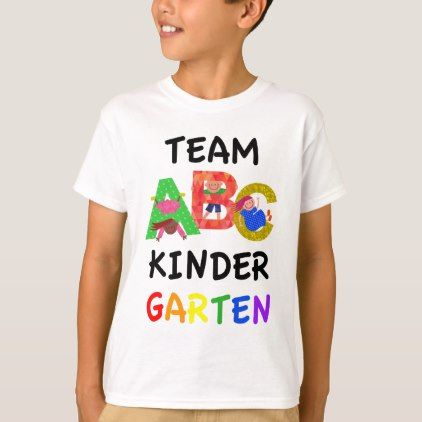 Team Kindergarten ABC T-Shirt