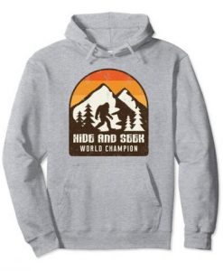 Vintage Retro Hide And Seek Hoodie