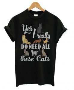 Yes I really do need all these cats T shirt