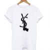 Yves Saint Laurent white gun T shirt