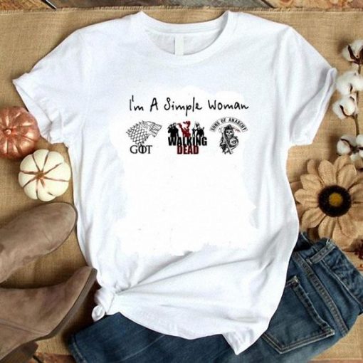 simple woman Game T Shirt