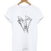 Abstract Graffiti Face T shirt