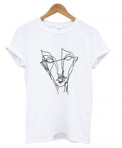 Abstract Graffiti Face T shirt