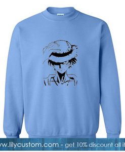 Anime Blue Sweatshirt
