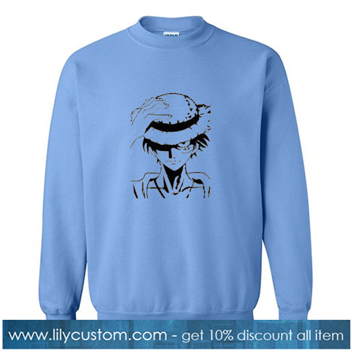 Anime Blue Sweatshirt