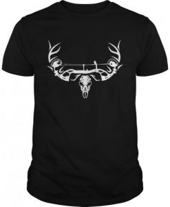 Archery Bowhunting Deer Skull Tshirt