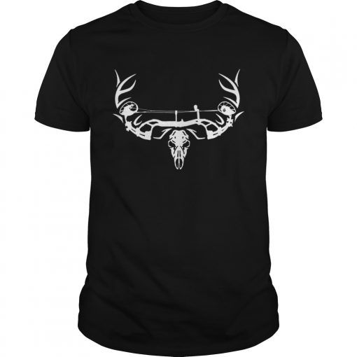 Archery Bowhunting Deer Skull Tshirt