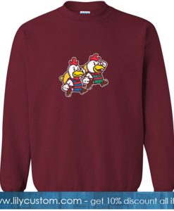 Bad Mashup Red sweatshirt