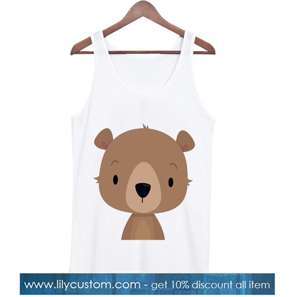 Be Brave Bear Tank Top