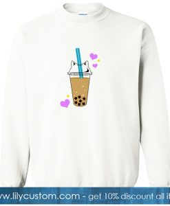 Boba Cat sweatshirt