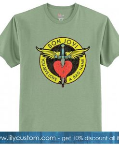 Bon Jovi Throught The Heart T-SHIRT