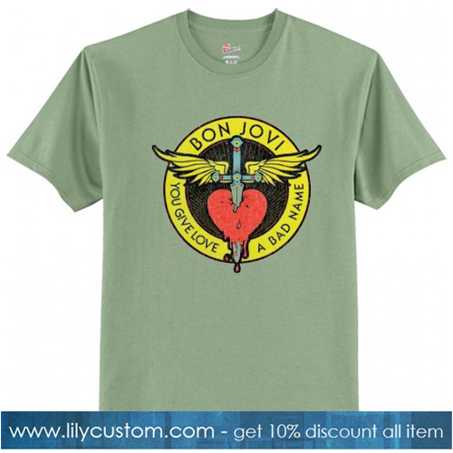 Bon Jovi Throught The Heart T-SHIRT