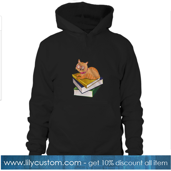 Bucher Liebende Katze HOODIE