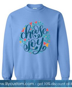 Chose Joy Blue Sweashirt