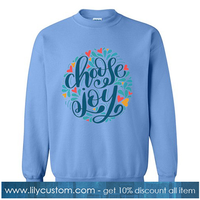 Chose Joy Blue Sweashirt