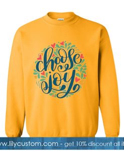 Chose Joy Orange Sweashirt