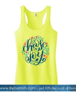 Chose Joy Yellow Tank top