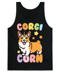 CorgiCorn Unciorn Corgi Tank Top NA