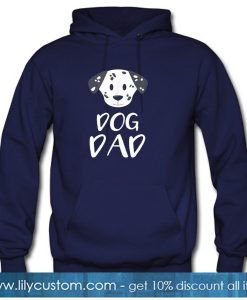 Dog Dad Blue Dark Hoodie