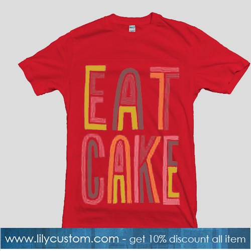 Eat Cake Red Tshirt